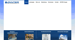 Desktop Screenshot of dinter-elektromontagen.de
