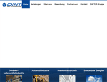 Tablet Screenshot of dinter-elektromontagen.de